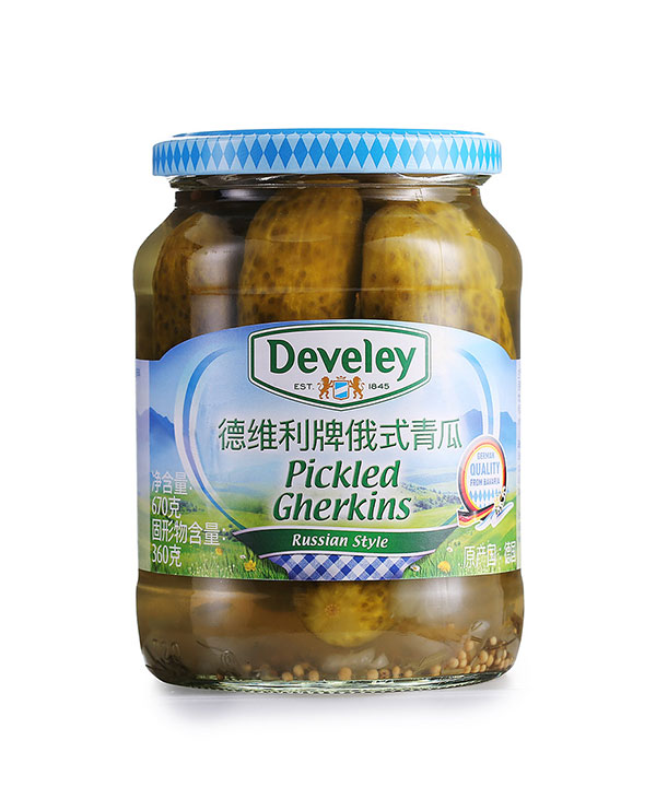 DEVELEY Pickled Gherkins (Russian Style)