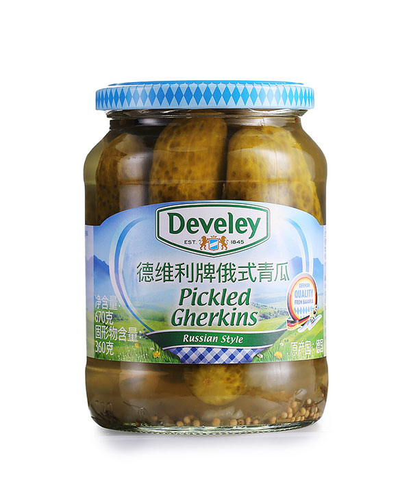 DEVELEY Pickled Gherkins (Russian Style) DEVELEY Pickled Gherkins (Russian Style)