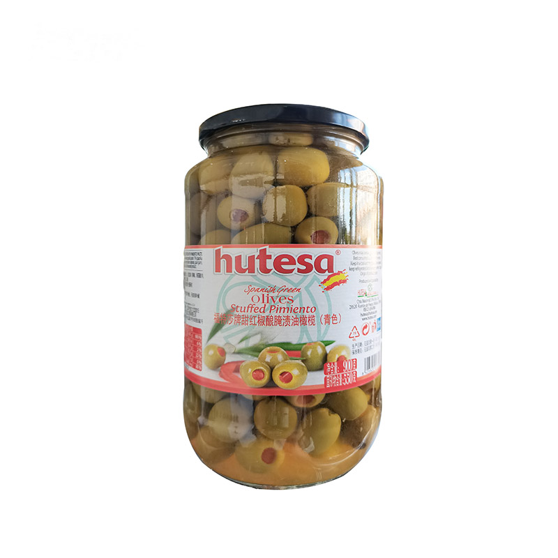 HUTESA Spainish Green Olives (Stuffed Pimiento) HUTESA Spainish Green Olives (Stuffed Pimiento)