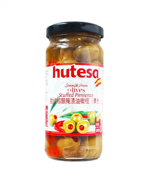 HUTESA Spainish Green Olives (Stuffed Pimiento) HUTESA Spainish Green Olives (Stuffed Pimiento)